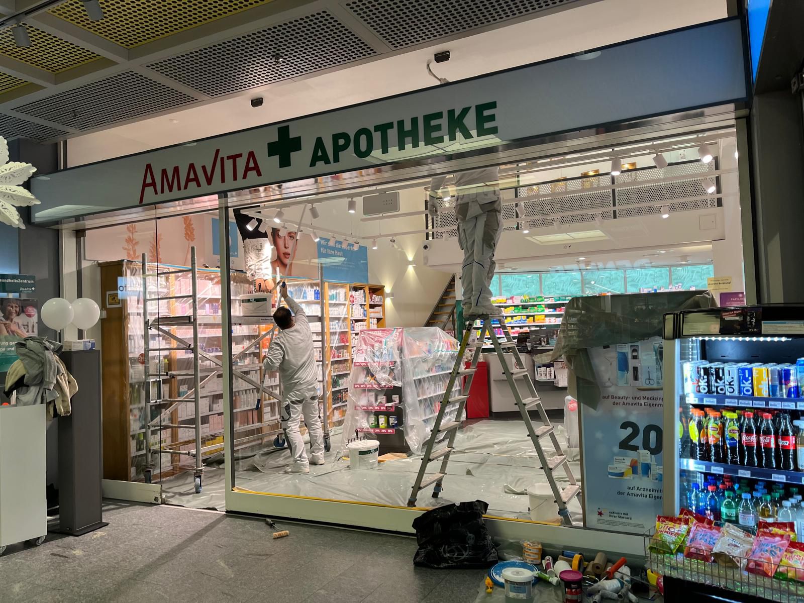 AMAVITA APOTHEKE MALERARBEITEN INNEN